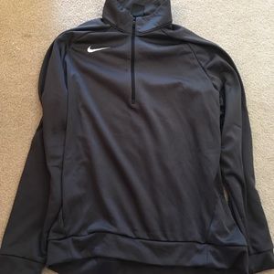 Nike Dark Gray/Black Quarter Zip Pullover